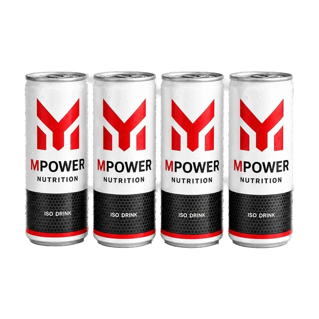 MPower Iso-drink isotone sportdrank 4-pack blikjes